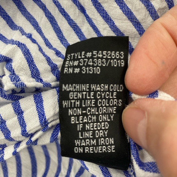 I.N. Studio Peasant Style Blouse - Picture 6 of 8